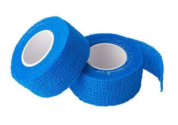 Pflaster, selbsthaftend 5 m x 2,5 cm blau, kohäsiv