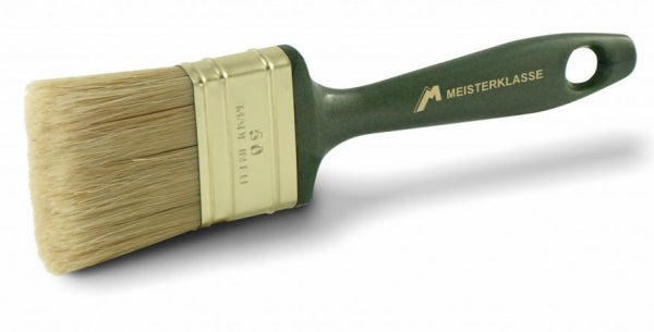 Flachpinsel 9. Stärke, grüner Kunststoffstiel