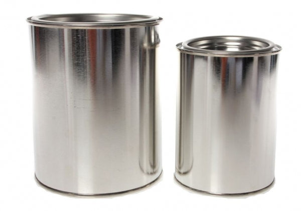 Blechdose, leer mit Deckel
