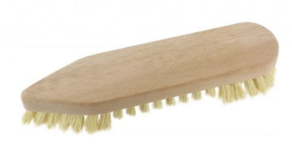 Waschbürste, Fibre, spitz/rund, mit Bart, 220 x 50 mm