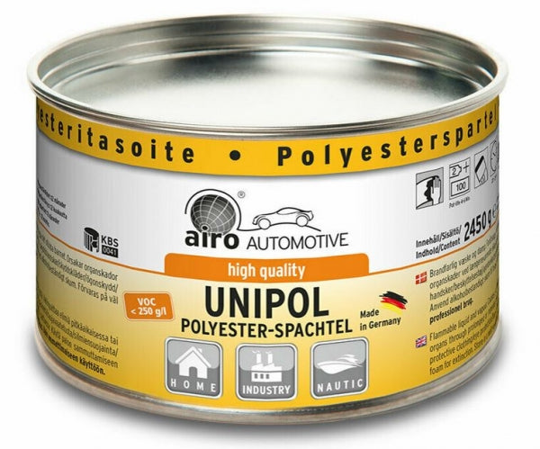 Polyester-Spachtelmaße Unipol inkl. Härter